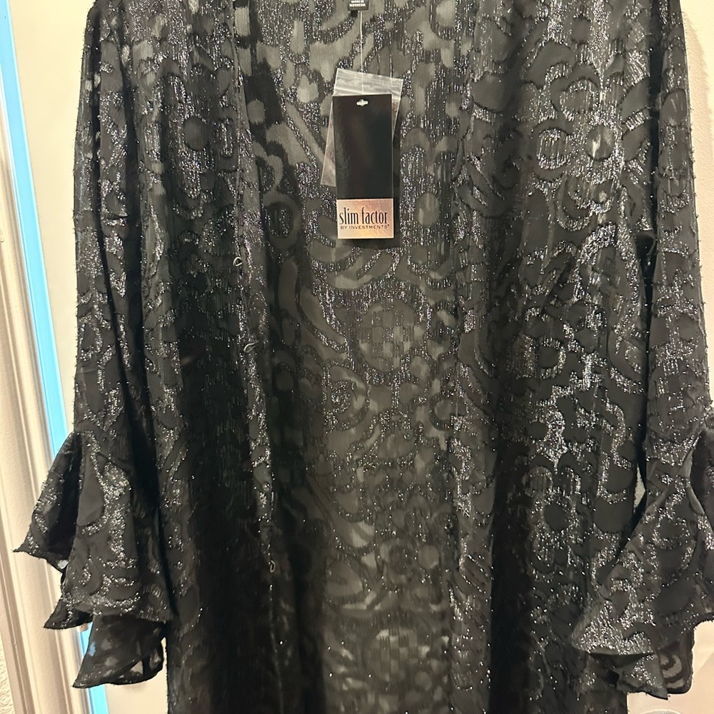 Investments Black Lace Dress
